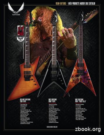 DEAN GUITARS // NEW PRODUCTS NAMM 2012 CATALOG