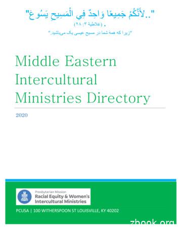 Middle Eastern Intercultural Ministries Directory