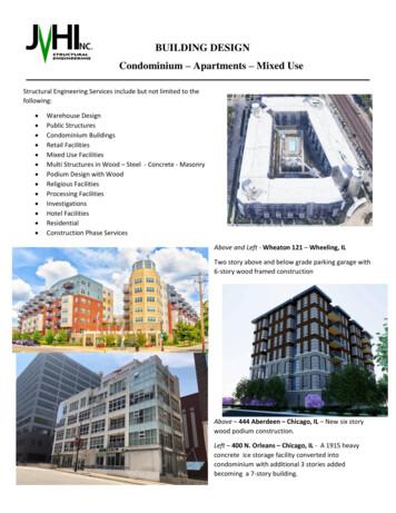 BUILDING DESIGN Condominium Apartments Mixed Use