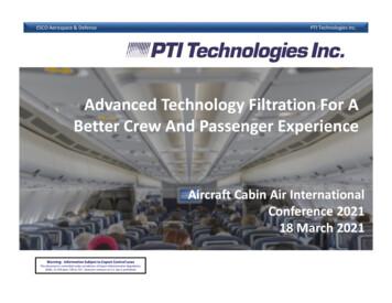 Advanced Technology Filtration For A Better Crew And .