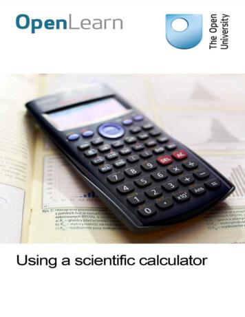 Using A Scientific Calculator - Amiestudycircle 