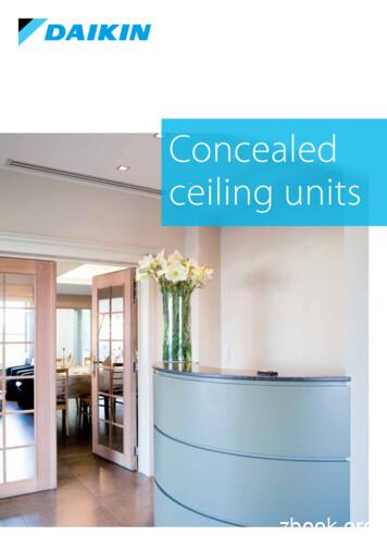 Concealed Ceiling Units - UK Daikin