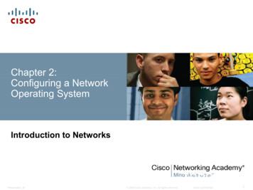 Chapter 2: Configuring A Network Operating System