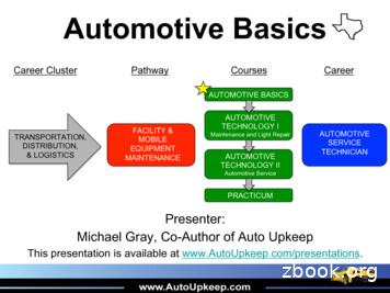 Automotive Basics - Auto Upkeep