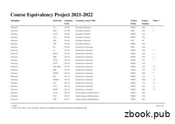 Course Equivalency Project 2021-2022 - Okhighered 
