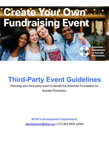 Third Party Event Guidelines - Chapterland 