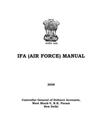 Ifa (Air Force) Manual - Cgda