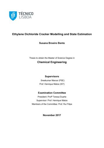 Ethylene Dichloride Cracker Modelling And State Estimation