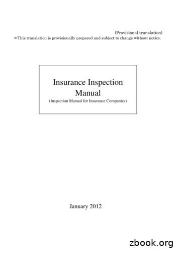 Insurance Inspection Manual