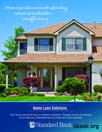 Home Loan Solutions - Standard Bank