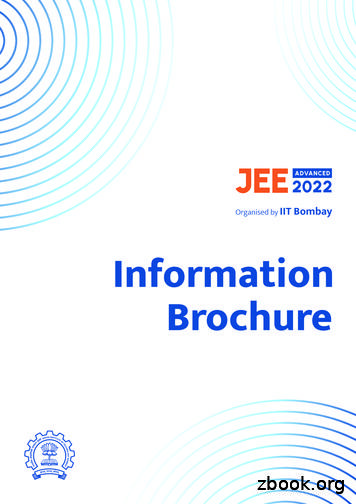 Organised By Information Brochure