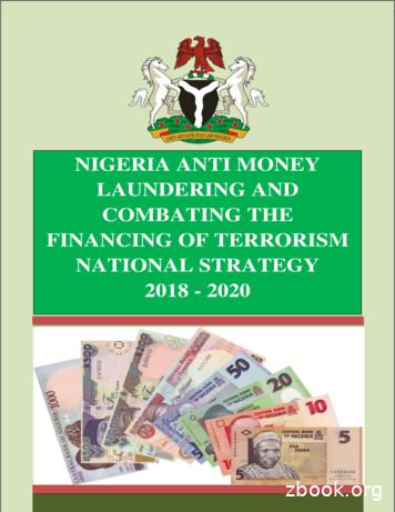 Financing Of Terrorism National Strategy Combatin G The . - Scuml
