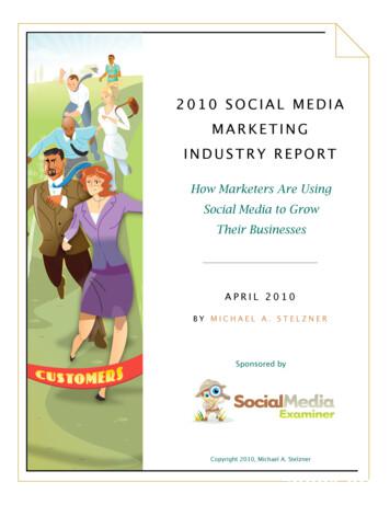 2010 Social Media Marketing Industry Report