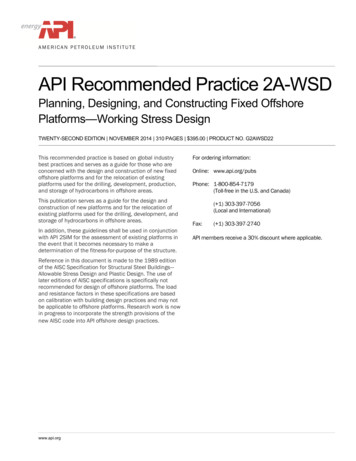 API Recommended Practice 2A-WSD