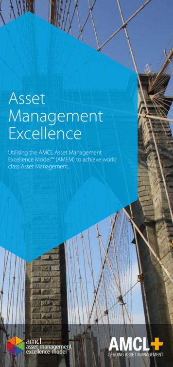 Asset Management Excellence - AMCL