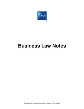 Business Law Notes - DPHU