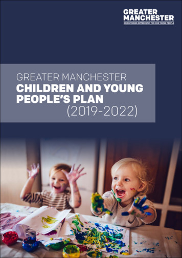GREATER MANCHESTER CHILDREN AND YOUNG PEOPLE’S PLAN (2019 .
