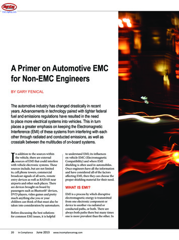 A Primer On Automotive EMC For Non-EMC Engineers