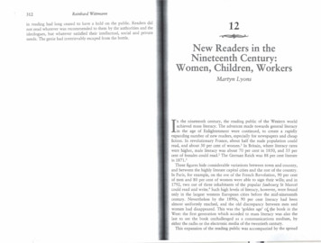 New Readers In The Nineteenth Century: Women, Children .