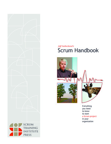 Scrum Handbook 2010-07-07 - Scrum Master