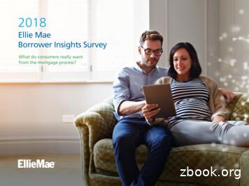 Ellie Mae Borrower Insights Survey