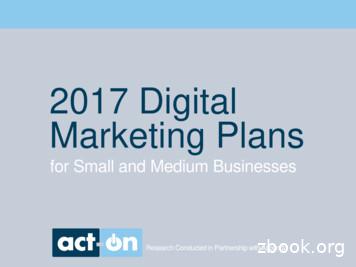 2017 Digital Marketing Plans - Ascend2
