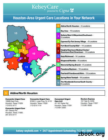Houston-Area Urgent Care Locations In Your Network