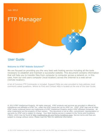 Guide For FTP Manager - AT&T
