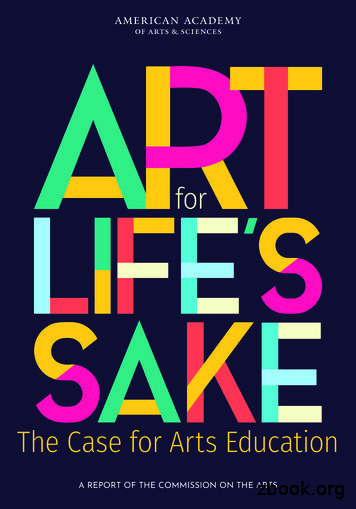 Art For Life's Sake: The Case For Arts Education - American Academy Of .