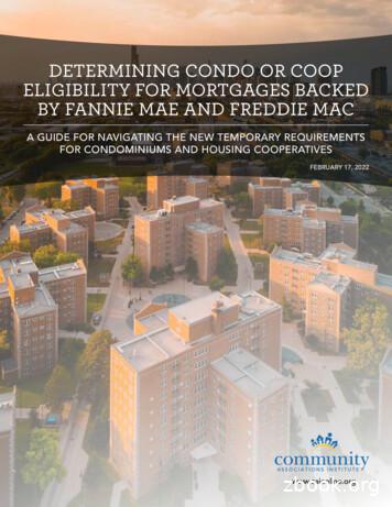 Determining Condo Or Coop Eligibility For Mortgages Backed By Fannie .