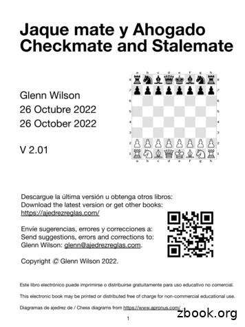 Jaque Mate Y Ahogado Checkmate And Stalemate - Ajedrez Reglas