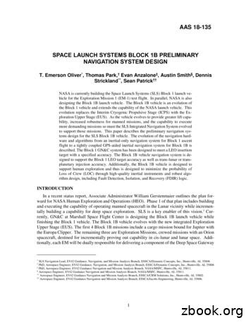Space Launch Systems Block 1b Preliminary Navigation System Design - Nasa