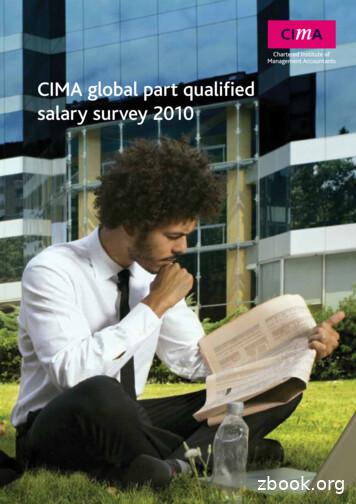 CIMA Global Part Qualified Salary Survey 2010