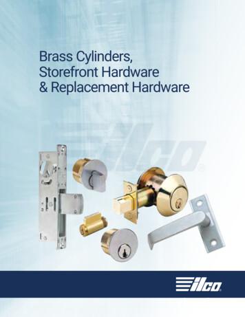 Brass Cylinders, Storefront Hardware & Replacement Hardware - ILCO