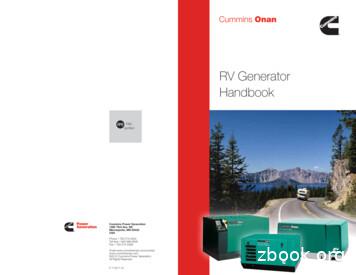 RV Generator Handbook - Desert Truck Service