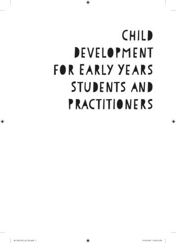 Child Development For Early Years . - SAGE Publications Inc