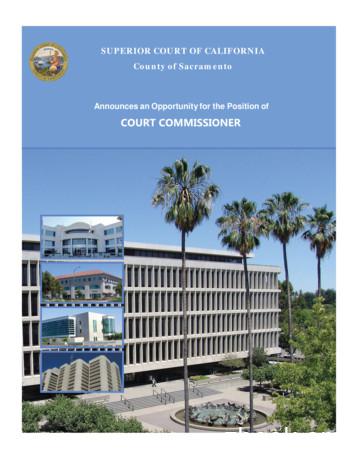 COURT COMMISSIONER - California