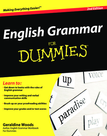 English Grammar Learn To - WBI Library