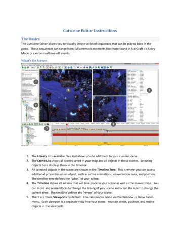 Cutscene Editor Instructions - StarCraft