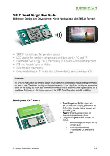SHT31 Smart Gadget User Guide Reference Design And .
