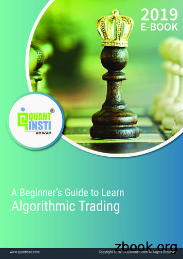 A Beginner’s Guide To Learn Algorithmic Trading