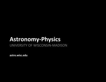 Astronomy-Physics