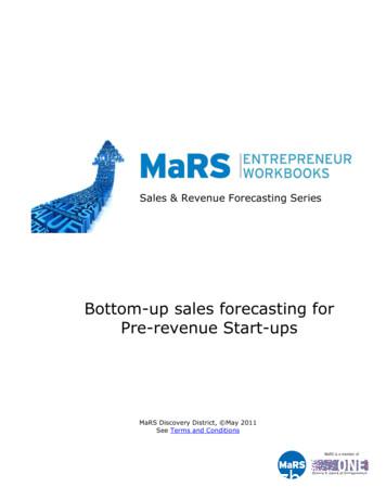 Sales & Revenue Forecasting Series - Startup Toolkit