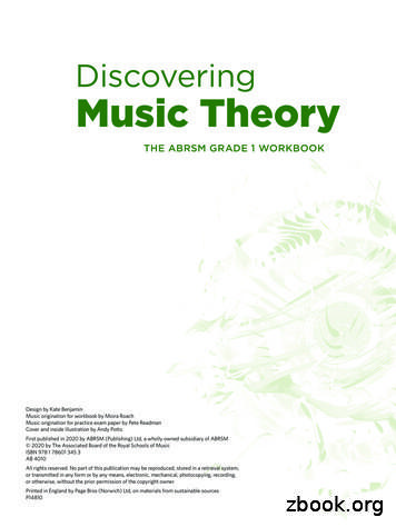 Discovering Music Theory - ABRSM