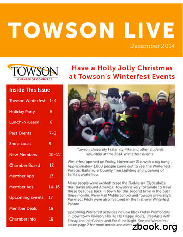 Have A Holly Jolly Christmas At Towson’s Winterfest Events